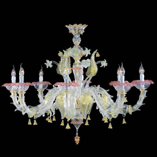 经典风格枝形吊灯 - Rezzonico - Arte di Murano - 金属 / 穆拉诺玻璃 / 金质
