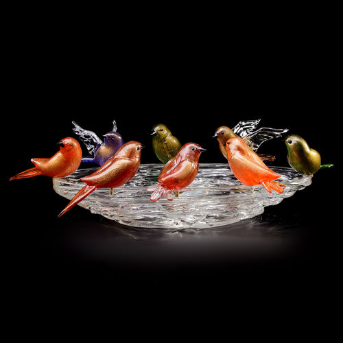 穆拉诺玻璃餐桌中央摆饰 - 6061/1/COL - Arte di Murano - 吹制玻璃 / 现代风格 / 手工