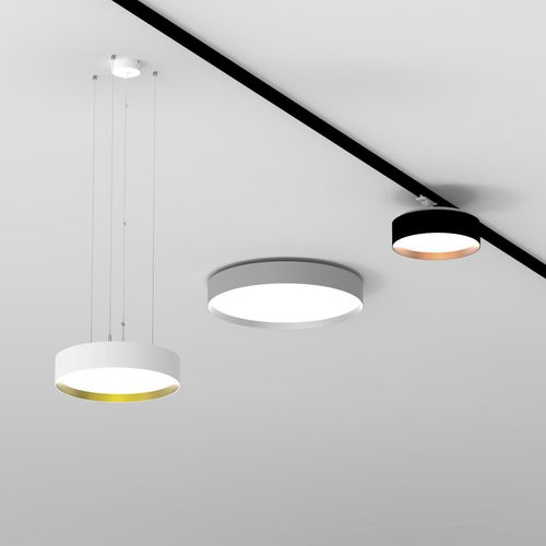 明装照明设备 - odelia surface gold/black sat. 330mm - planlicht - LED式 / 圆形 / IP20
