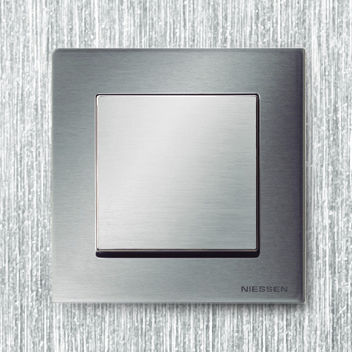 摇摆开关 - Sky Niessen - ABB Home and Building Automation - 暗装 / 不锈钢 / 玻璃