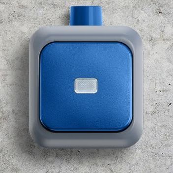 按钮开关 - Busch-Duro 2000® WDI - ABB Home and Building Automation - 暗装 / 现代风格 / 工业
