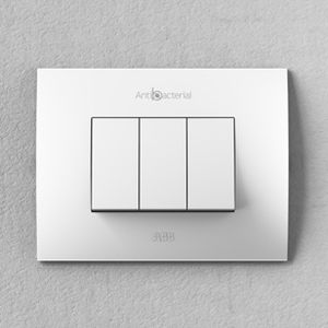 按钮开关 - Chiara - ABB Home and Building Automation - 暗装 / 三联 / 铬制