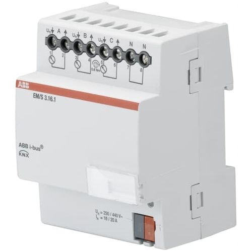 DIN导轨能源控制器 - EM/S3.16.1 - ABB Home and Building Automation
