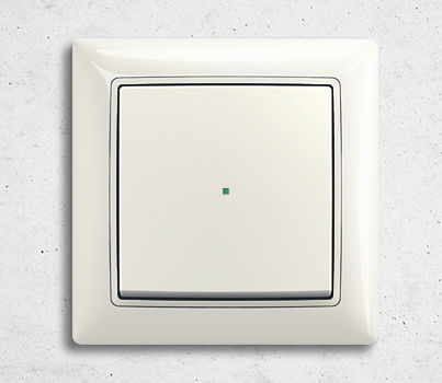 智能家居设备开关 - basic55® - ABB Home and Building Automation - 按钮式开关 / 暗装 / 现代风格