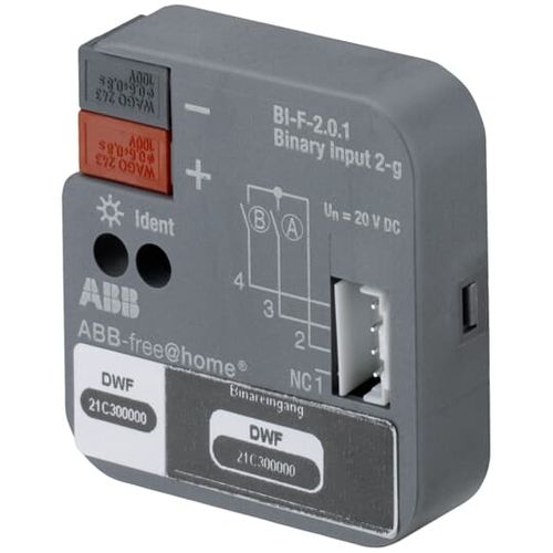 二进制输入式接口模块 - BI-F-2.0.1 - ABB Home and Building Automation - 智能家居设备