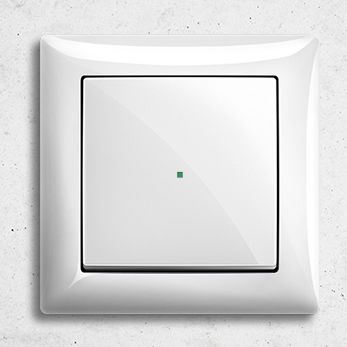 智能家居设备开关 - Busch-balance® SI - ABB Home and Building Automation - 按钮式开关 / 明装 / 双