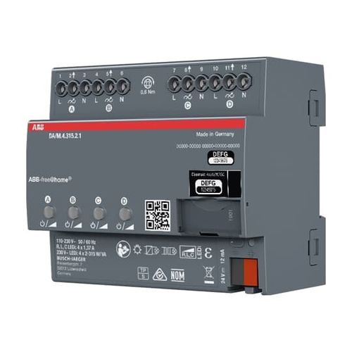 DIN导轨调光器 - DA/M.4.315.2.1 - ABB Home and Building Automation