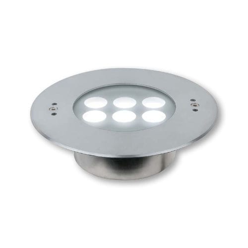 暗装照明设备 - LINZ-6R SYMMETRIC 3000 K - Artecta / Highlite Int. - LED式 / 圆形 / IP68