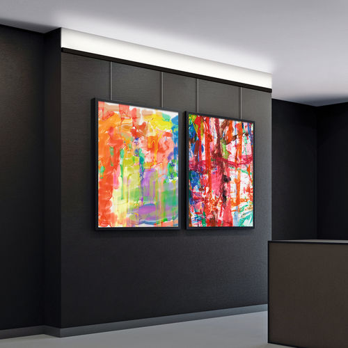 壁挂条灯 - S-LINE GALLERY - MBNLED - PROLED - LED式 / 模块化照明系统 / 展览用