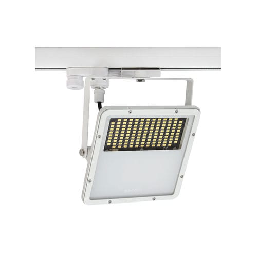 LED式轨道灯 - PROTEK  - SECOM Iluminacion, - 方形 / 铝铸铁 / 聚碳酸酯
