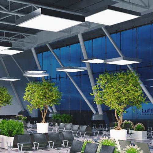 悬挂式照明设备 - MADERA ALTUS - LENA LIGHTING - LED式 / 正方形 / 高