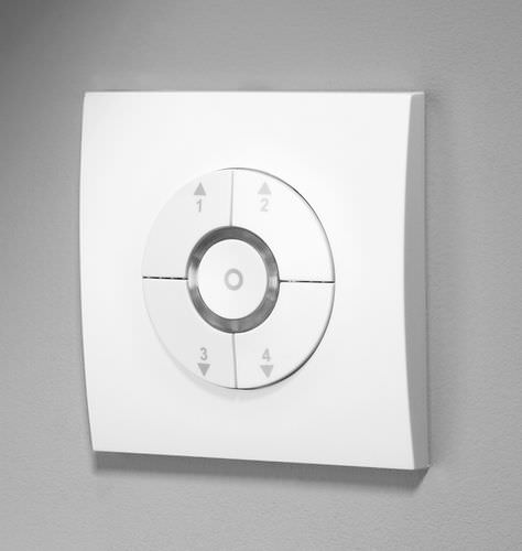 按钮式开关调光器 - DM-SG-4SM-W - CP Electronics - 暗装 / 塑料 / 现代风格
