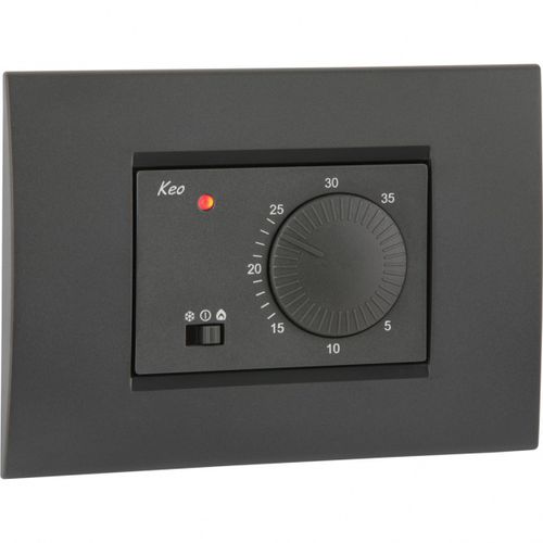 电子温度调节器 - KEO-A - VEMER - 可编程 / 供暖 / 墙面嵌入式