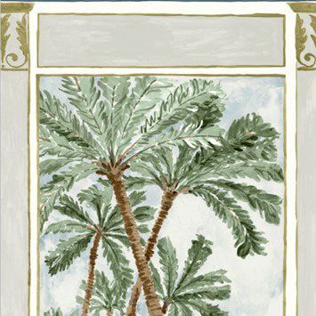 室内墙面材料 - TAKES THE STAGE : PALM COURT PANEL - JIM THOMPSON - 布料 / 印花 / 哑光