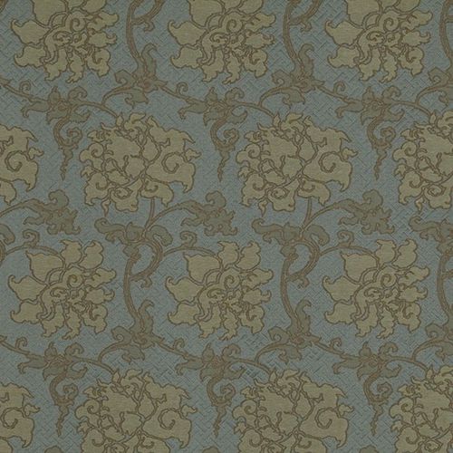 窗帘面料 - TROPICALY MALADY : APSARA - JIM THOMPSON - 室内装饰 / 花朵图案 / 亚麻