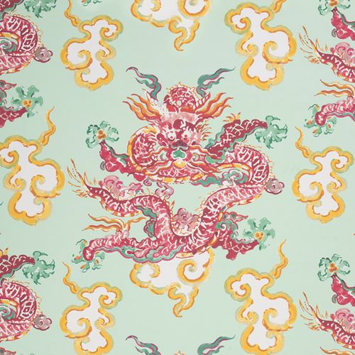 现代风格墙纸 - SECOND DYNASTY : DRAGON DANCE - JIM THOMPSON - 图案 / 仿布 / 彩色