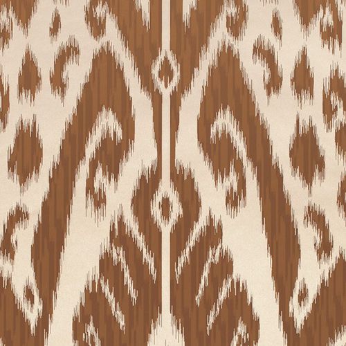 现代风格墙纸 - HOUSE ON THE KLONG : IKAT - JIM THOMPSON - 图案 / 灰色 / 蓝色