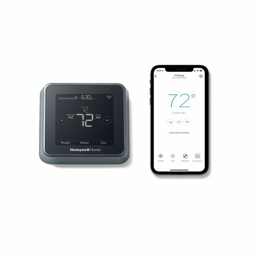 数字温度调节器 - T5 - Honeywell - 可编程 / 智能 / 供暖