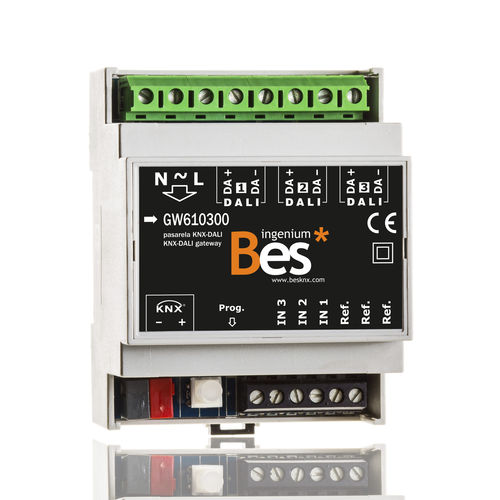 按钮式开关接口模块 - DALIK-BRD3 - Ingenium - BES KNX - 行人桥 / DIN导轨 / KNX