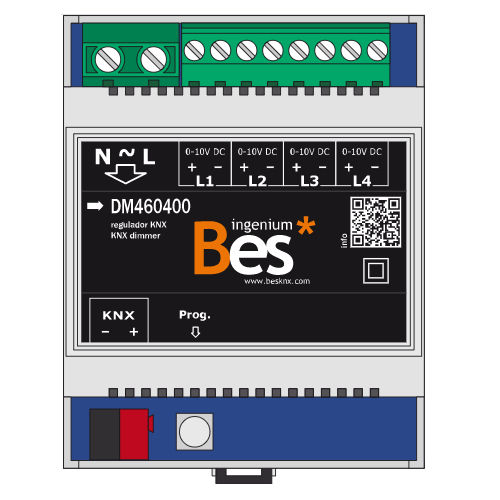 DIN导轨调光器 - RK0104C - Ingenium - BES KNX - KNX