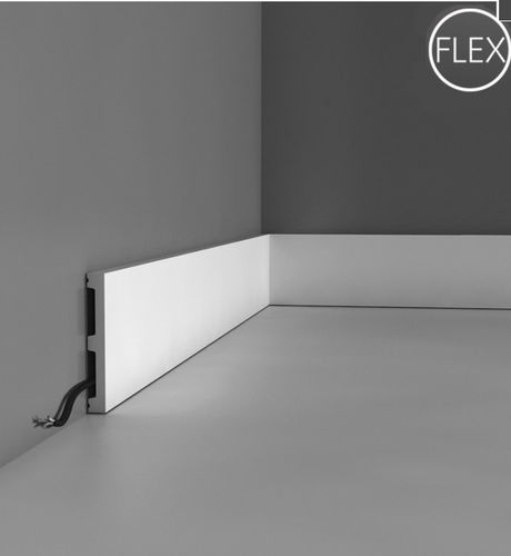 聚氨酯踢脚线 - SX163F FLEX - BIANCHI LECCO SRL - 用于电缆铺设