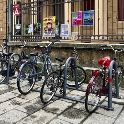 落地式自行车架 - BOLOGNA - CITY DESIGN - 卧式 / 户外 / 电镀钢