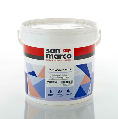 末道漆 - ACRYLOSATIN PLUS - San Marco - 室内 / 墙面 / 用于天花板