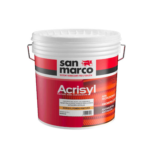 末道涂料 - ACRISYL FONDO FINITURA - San Marco - 平滑 / 用于堵塞 / 用于室外