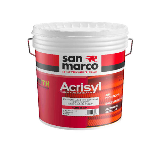 光滑涂料 - ACRISYL KP 1 - San Marco - 用于堵塞 / 用于室外 / 墙面