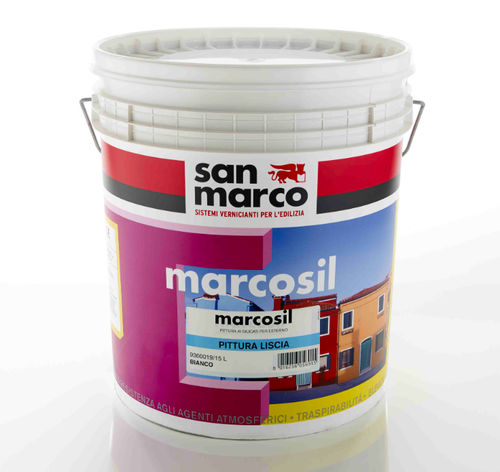 装饰油漆 - MARCOSIL PITTURA LISCIA - San Marco - 防护 / 户外 / 墙面