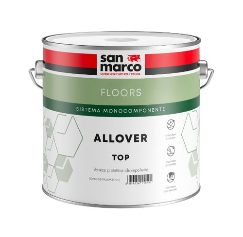 防护亮光漆 - ALLOVER TOP - San Marco - 用于石工 / 半哑光 / 防水