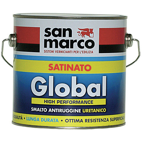 防护漆 - GLOBAL SATINATO - San Marco - 防腐蚀 / 户外 / 用于室内