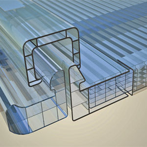 蜂房状聚碳酸板 - arcoPlus® 626 Reversò - DOTT GALLINA - 建筑物 / 防紫外线 / 半透明