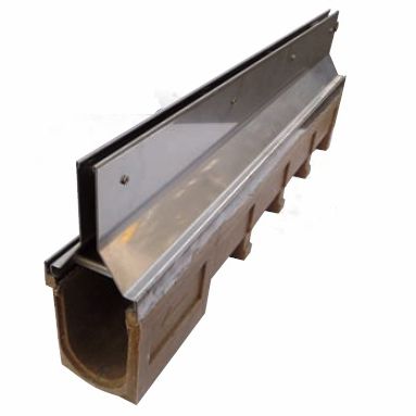 中央缝隙式排水槽 - THIN COVERS - CENTRAL SLOT - GRIDIRON S.P.A. - Unipersonale - 聚合物 / 振捣混凝土 / 用于公共空间