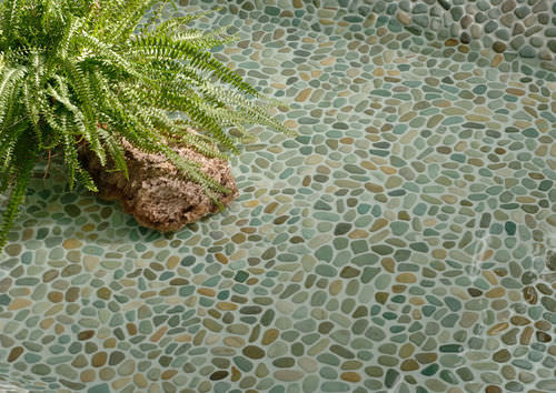 水泥瓷砖 - CIOTTOLI VERDE - RASTONE - 光滑 / 室内 / 用于地面