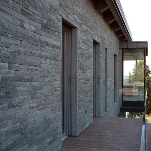 石材砌面 - SERPENTINO SCISTO : QUARRY SPLIT - NUOVA SERPENTINO D'ITALIA - 室外 / 布艺 / 天然饰面