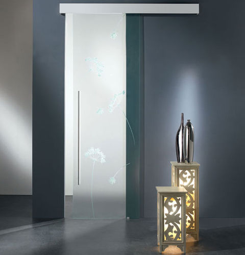 室内门 - ESSENZA - CRISTAL PORTE D'ARREDO - 玻璃 / 滑动式 / 釉面