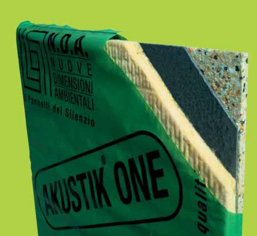 隔热隔音材料 - AKUSTIK ONE - N.D.A. NUOVE DIMENSIONI AMBIENTALI - 聚氨酯 / 板式 / 外墙外保温系统EIFS