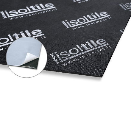 弹性垫层卷 - IsolTile AD - TECNASFALTI (ISOLMANT) - 高密度聚乙烯 / 发泡 / 绝缘