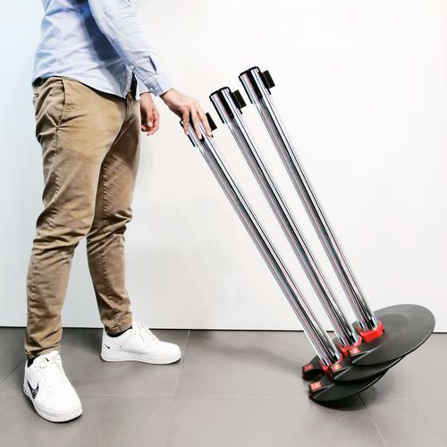 收缩带引导柱 - TENDIFLEX® WHEELED BASE - Flex - 带轮子