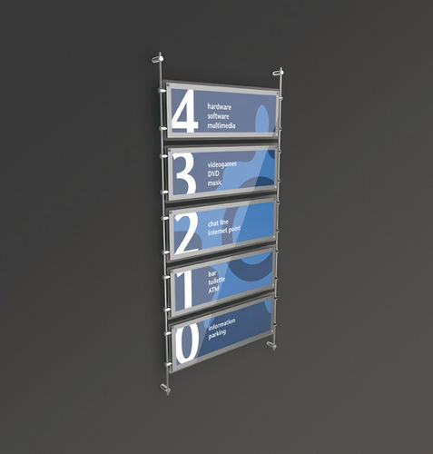 壁挂标识板 - SIGN_ALLFLEX - Flex - Plexiglas®宝克力 / 室内