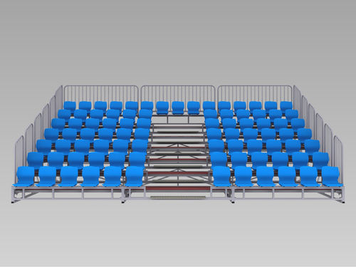 可拆卸阶梯看台 - OUTDOOR DISMOUNTABLE BLEACHER - MONDO - 钢 / 直线型