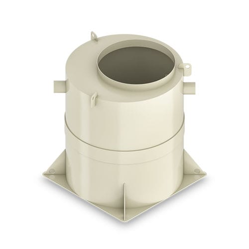 放置式油脂分离器 - AQUAFIX Series H - HAURATON - 用于整体厨房 / 废水 / 聚丙烯