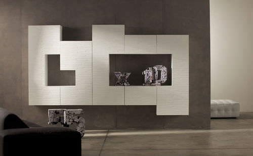 现代风格客厅组合背景墙 - 555 - COMPOSITION N.004 - VOLTAN INDUSTRIA MOBILI of Luigi Voltan & C.