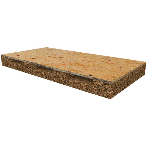 软木芯综合衬板 - ISOVENT SUGHERO - ISOSYSTEM - 1 面为 OSB / 建筑物