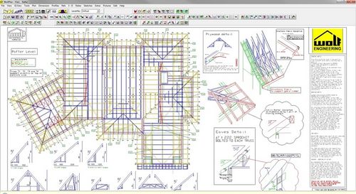 画图软件 - TRUSS LAYOUT - WOLFSYSTEM - DAO / 建筑 / 用于钢结构
