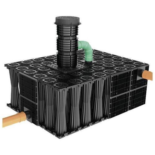 公共工程雨水管理模块 - STORMBRIXX&reg; POWERBRIXX 900 - ACO - 用于停车场 / 用于道路 / 地下