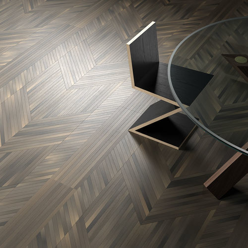 适用于墙面地面 - NEWCHEVRON EBONY - BERTI PAVIMENTI LEGNO - 栎木 / 室内 / 专业