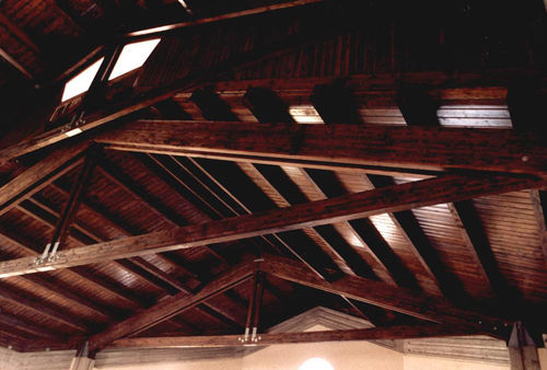 木质屋顶架 - SPACEWOOD - WOOD SYSTEM INTERNATIONAL SRL - 弯曲 / 胶合木 / 预制