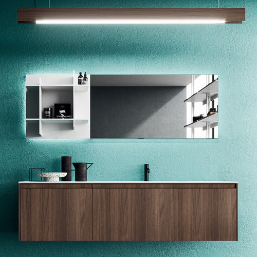 壁挂式台盆柜 - LYMPHA_CONCEPT_03 - ALTAMAREA - 玻璃 / Corian®可丽耐 / 现代风格